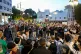 People take part in a youth led protest calling for education and healthcare reforms, in Tangier, Morocco, October 18, 2025