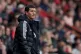 Then Leeds United manager, Javi Gracia, looks on during the Premier League match at Dean Court, Bournemouth, April 30, 2023
