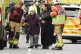A member of the public is helped from the scene of an incident at Heaton Park Hebrew Congregation synagogue in Crumpsall, Manchester, October 2, 2025