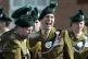 Andrew ‘The Duke of York’ Windsor pictured with new recruits to the Royal Irish Regiment at a passing out parade in Ballymena, Ireland, October 17, 2025