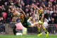 Australia's Reece Walsh scores a try during the Ashes Series match at Wembley Stadium, London, October 25, 2025