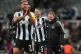 Newcastle United manager Eddie Howe and goal scorer Fabian Schar following the Carabao Cup fourth round match at St James' Park, Newcastle. Picture date: Wednesday October 29, 2025