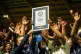 People celebrate after breaking the Guinness World Record for most nationalities in an exhibition soccer match organized by FIFA, in Rabat, Morocco, Wednesday, Nov. 5, 2025