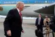 US President Donald Trump speaks with reporters upon arriving on Air Force One at Joint Base Andrews, Maryland, November 9, 2025