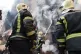 Rescue workers put out a fire of a residential building which was heavily damaged by a Russian strike, in Ternopil, Ukraine, November 19, 2025