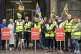 Members of the Public and Commercial Services union (PCS) on the picket line outside St Andrew's House in Edinburgh, as civil servants in 132 Government departments walk out in a long-running dispute over pay, jobs and conditions. Picture date: Thursday March 16, 2023