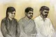 Court artist sketch by Elizabeth Cook of (left to right) Sara Sharif's stepmother Beinash Batool, uncle Faisal Malik and father Urfan Sharif appearing for sentencing for the 10-year-old's death, at the Old Bailey in London, December 17, 2024