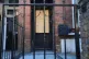 A view of the entrance to Sir Keir Starmer's house in Kentish Town, north London after a suspected arson attack, May 13, 2025