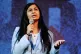 Zarah Sultana, with Jeremy Corbyn (not pictured) takes part in a discussion on Your Party, their new political party, at The World Transformed conference, at Niamos Radical Arts Centre in Hulme, Manchester, October 10, 2025