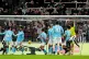 Newcastle United's Harvey Barnes scores their side's second goal of the game during the Premier League match at St James' Park, Newcastle, November 22, 2025