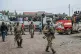 M23 rebels escort government soldiers and police who surrendered to an undisclosed location in Goma, Democratic republic of the Congo, Jan. 30, 2025