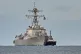 The USS Gravely destroyer arrives to dock for military exercises in Port-of-Spain, Trinidad and Tobago, October 26, 2025