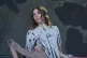 PJ Harvey performing on the Pyramid stage, at the Glastonbury Festival at Worthy Farm in Somerset. Picture date: Friday June 28, 2024