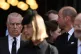 Andrew Mountbatten Windsor and William Windsor leave after a Requiem Mass service at Westminster Cathedral, central London, September 16, 2025
