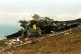 The wreckage of a Chinook Helicopter which crashed on the Mull of Kintyre in 1994 killing all 29 on board