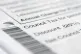 A council tax bill