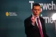 Leader of Plaid Cymru Rhun ap Iorwerth speaks during the party's annual conference at the Principality Stadium in Cardiff, October 11, 2024