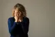 A woman showing signs of depression (picture posed by a model)