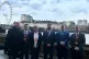 Fidel Antonio Castro Smirnov (third from right) in London
