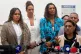 Marinete Silva, mother of councilwoman Marielle Franco (right) gives a news conference with her family at the Supreme Court on the first day of the trial of those accused of ordering her daughter's murder, in Brasilia, Brazil, February 24, 2026