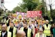 NO PASARAN: Stand Up to Racism protest in Epping, Essex outside the former Bell Hotel in Epping, believed to be housing asylum seekers on July 27 2025