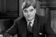Aneurin Bevan at his office in the Ministry of Health, Whitehall, London