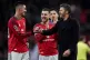 Manchester United interim head coach (right) with Benjamin Sesko after the Premier League match at Old Trafford, Manchester, February 1, 2026