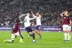 Manchester United's Benjamin Sesko (second left) celebrates scoring as West Ham United's Axel Disasi (left) and Konstantinos Mavropanos look dejected, February 10, 2026
