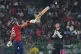 England's Sam Curran reacts after playing a shot during the T20 World Cup cricket match between England and New Zealand in Colombo, Sri Lanka, Friday, Feb. 27, 2026