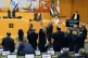 Israel's Minister of National Security, Itamar Ben-Gvir (centre) and lawmakers celebrate after Israel's parliament passed a law approving the death penalty for Palestinians convicted of murdering Israelis, at the Knesset in Jerusalem, March 30, 2026