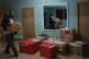 A hospital worker carries medical supplies donated by members of the European Convoy to Cuba in Havana, March 16, 2026