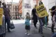 Hundreds of fathers take part in a ‘Dad Strike’ outside the Department for Business and Trade in London, to raise awareness of the UK's paternity rights, June 11, 2025