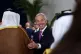 Former prime minister Sir Tony Blair during the Sharm El Sheikh Peace Summit in Egypt, October 13, 2025
