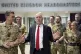 Defence Secretary John Healey thanks military personnel during a visit to the Permanent Joint Headquarters in Northwood, London, March 12, 2026