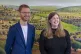 Scottish Green party co-leaders Ross Greer and Gillian Mackay during a visit to the Palestine Museum Scotland in Edinburgh, October 17, 2025