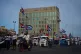 People ride in electric vehicles past the U.S. embassy during an anti-imperialist youth march organised by the government in Havana, Cuba, April 2, 2026