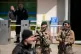 Turkish police and army secure the area after a gunmen attack at a building housing the Israeli Consulate in Istanbul, Turkey, April 7, 2026
