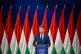 Peter Magyar gestures as he speaks to the media in Budapest, Hungary, April 13, 2026, after defeating Prime Minister Viktor Orban's party in the country's parliamentary elections