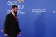 Syrian President Ahmad al-Sharaa arrives for the EU Summit in Nicosia, Cyprus, April 24, 2026
