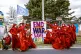 Ant-war protesters outside RAF Lakenheath, April 4 2026 [Pic: RichardBayfield]