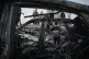 Palestinians inspect a vehicle struck by an Israeli airstrike in the Maghazi refugee camp in the central Gaza Strip, April 4, 2026