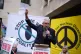 Alex Kenny speaking outside Westminster Magistrate’s Court last July