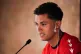Crystal Palace's Brennan Johnson during a press conference at Crystal Palace Training Ground, Beckenham, April 8, 2026