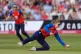 England's Charlie Dean collects the ball during the first Vitality IT20 match at the Ambassador Cruise Line Ground, Chelmsford, May 28, 2026
