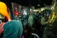 Law Enforcement Officers use their riot shields to push and hit anti-ICE protestors outside the Delaney Hall detention center on May 30, 2026, in Newark, N.J. 