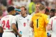 England's Harry Kane (9) cools off during a hydration break of the World Cup Group L soccer match between England and Croatia in Arlington, Texas, near Dallas, June 17, 2026