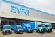 An undated handout photo issued by Evri of its vehicles by a distribution centre