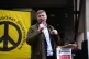 Eddie Dempsey, general secretary of the National Union of Rail, Maritime and Transport Workers (RMT) speaking outside Westminster Magistrates' Court, London, July 31, 2025