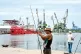 MORE SYMBOLIC THAN SUBSTANTIAL: Colombian Navy ship ARC Caribe in a deserted Havana port after delivering humanitarian aid last Friday, June 12, 2926