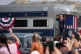 President Donald Trump arrives at the opening of the Theodore Roosevelt Presidential Library on the Freedom 250 train, Wednesday, July 1, 2026, in Medora, N.D